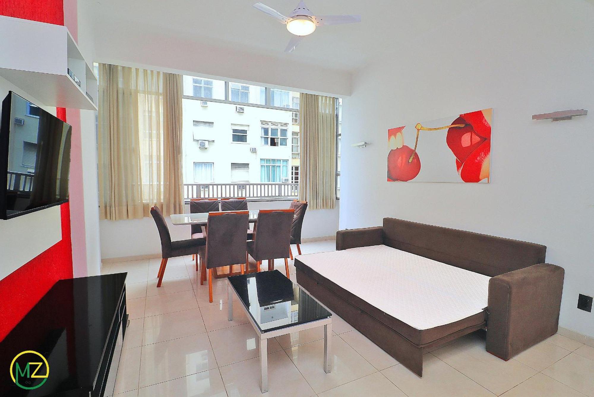 Moderno 3 Quartos Com Vista Mar No Posto 6 Apartemen Rio de Janeiro